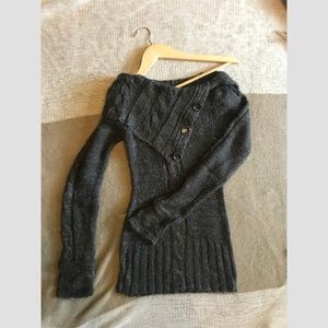 Wet Seal Cowl Neck Tunic Sweater